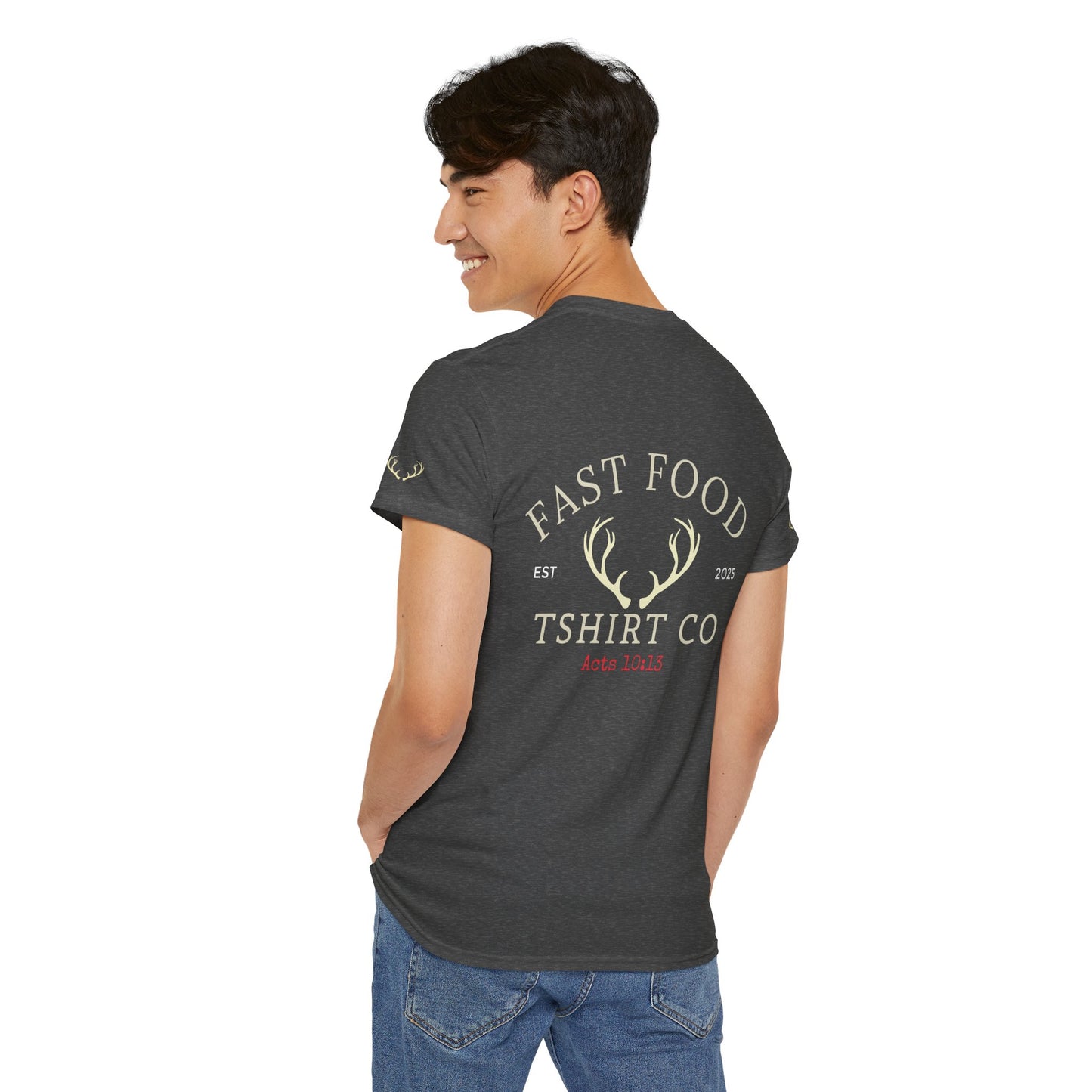 Fast food t shirt company collab # designed exclusively for Exalty # God’s grocery store