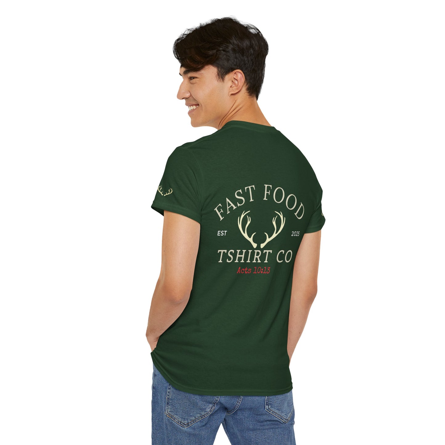 Fast food t shirt company collab # designed exclusively for Exalty # God’s grocery store