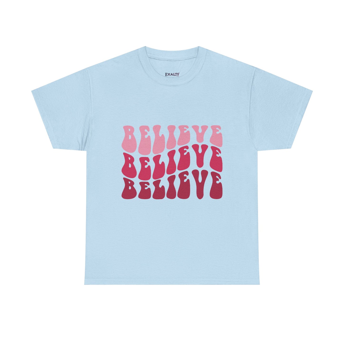 Believing in Boldness Unisex Heavy Cotton Tee, Inspirational Tee, Self-Love Shirt, Positive Affirmation T-Shirt, Gift for Friends