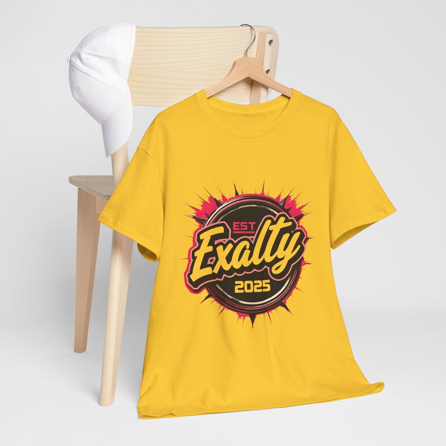 Cool Graphic Tee with 'Exalty 2025' Design, Unisex Cotton Shirt for Casual Style, Gift for Sports Fans, Birthday or Graduation