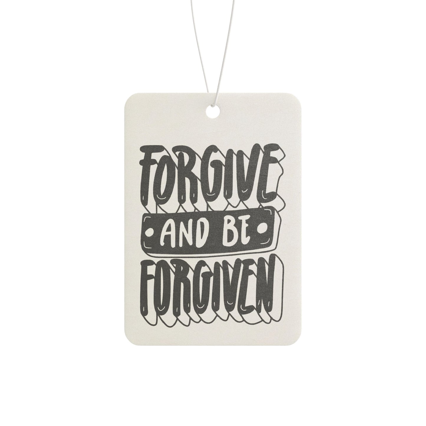 Forgive and Be Forgiven Car Air Freshener, Aromatherapy Gift, Inspirational Car Decoration, Car Accessory for Internal Peace, Self-Care Gift