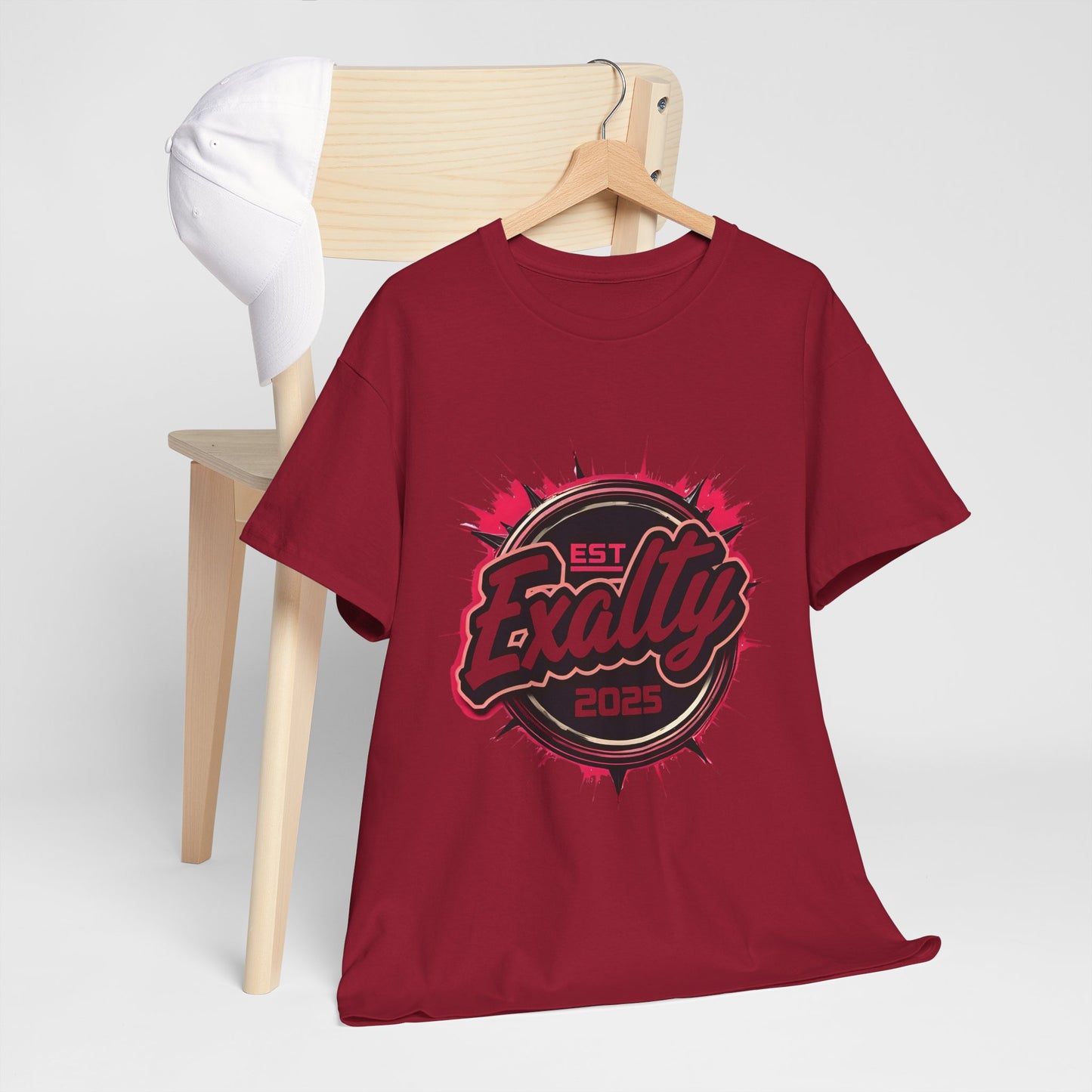 Cool Graphic Tee with 'Exalty 2025' Design, Unisex Cotton Shirt for Casual Style, Gift for Sports Fans, Birthday or Graduation