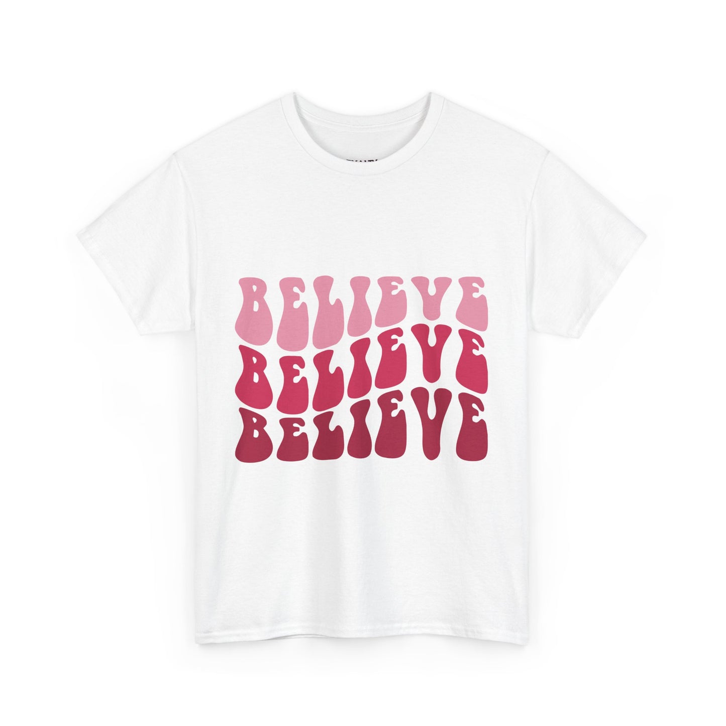Believing in Boldness Unisex Heavy Cotton Tee, Inspirational Tee, Self-Love Shirt, Positive Affirmation T-Shirt, Gift for Friends