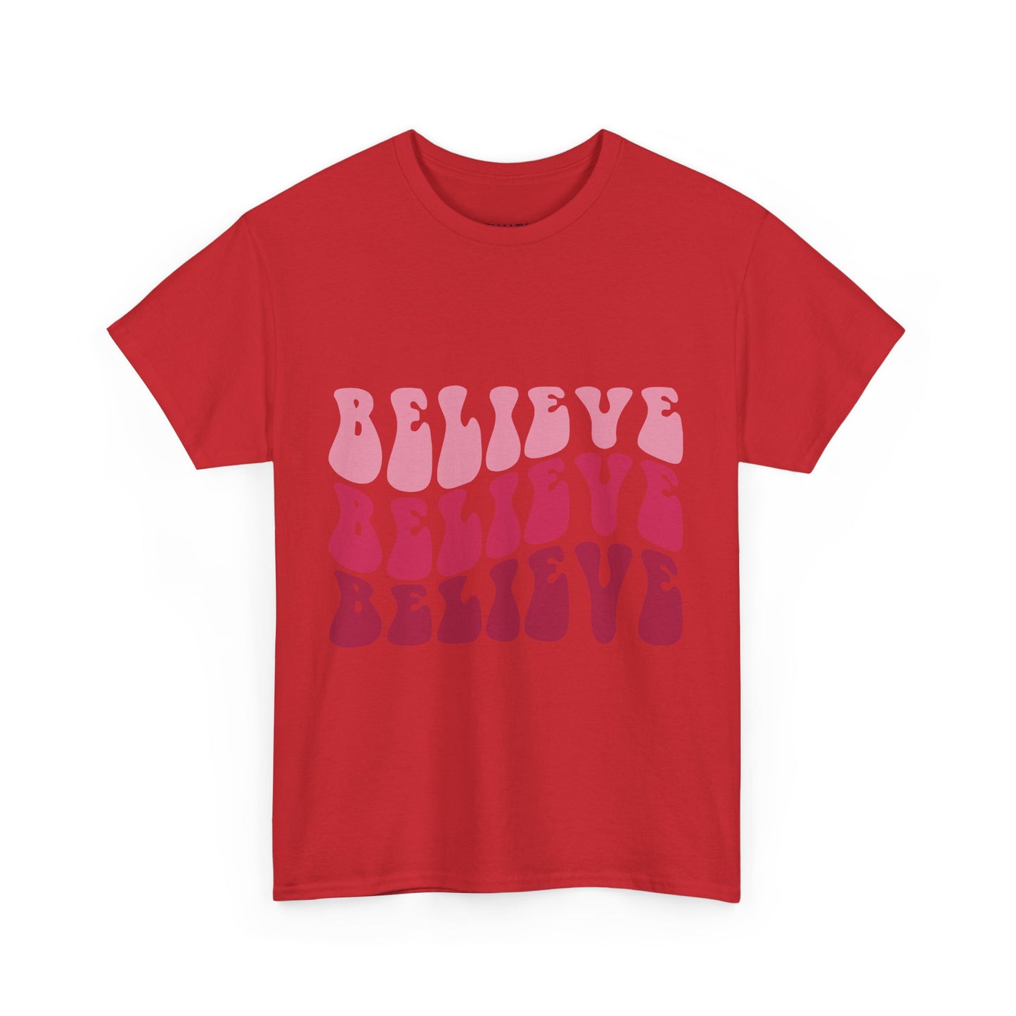 Believing in Boldness Unisex Heavy Cotton Tee, Inspirational Tee, Self-Love Shirt, Positive Affirmation T-Shirt, Gift for Friends