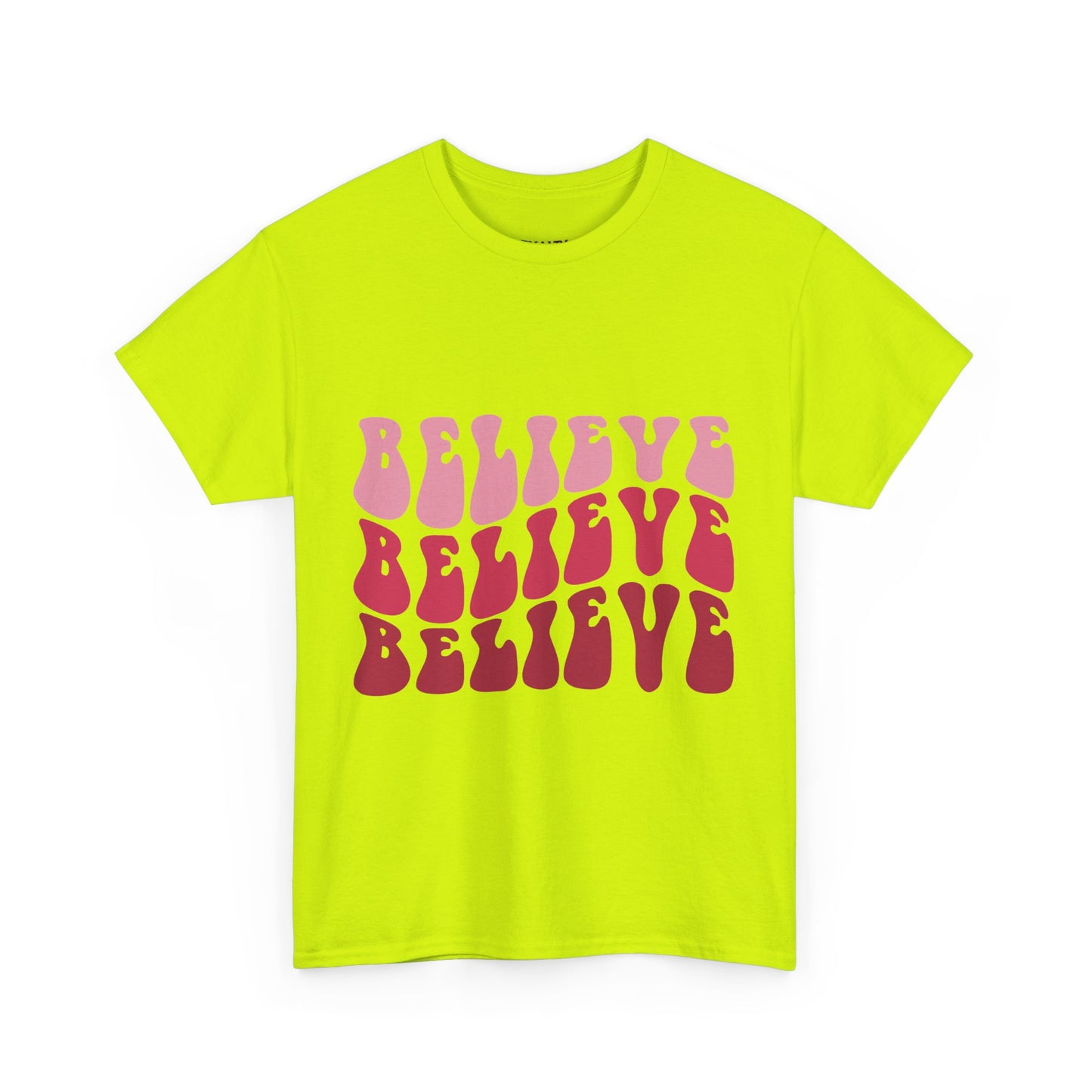 Believing in Boldness Unisex Heavy Cotton Tee, Inspirational Tee, Self-Love Shirt, Positive Affirmation T-Shirt, Gift for Friends