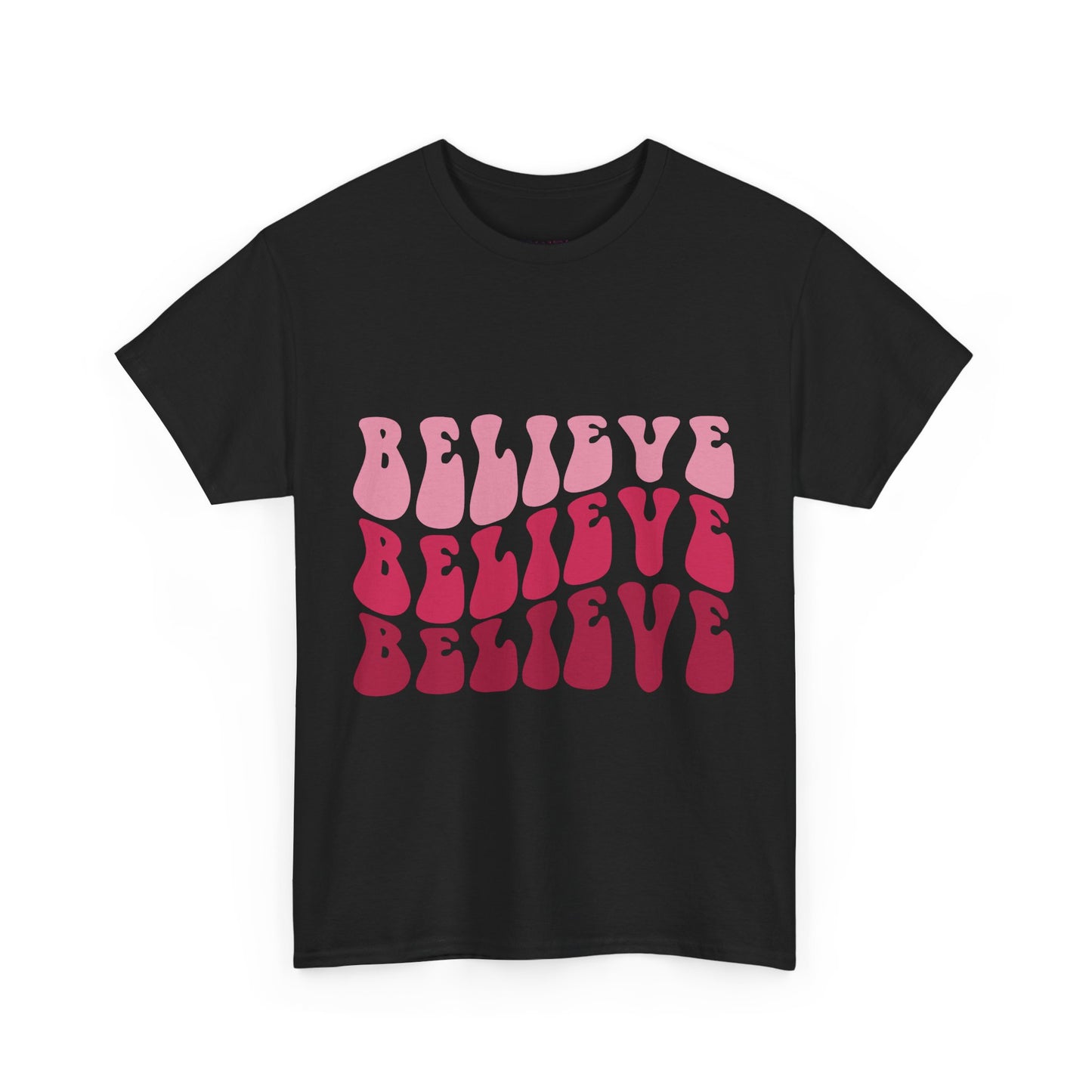 Believing in Boldness Unisex Heavy Cotton Tee, Inspirational Tee, Self-Love Shirt, Positive Affirmation T-Shirt, Gift for Friends