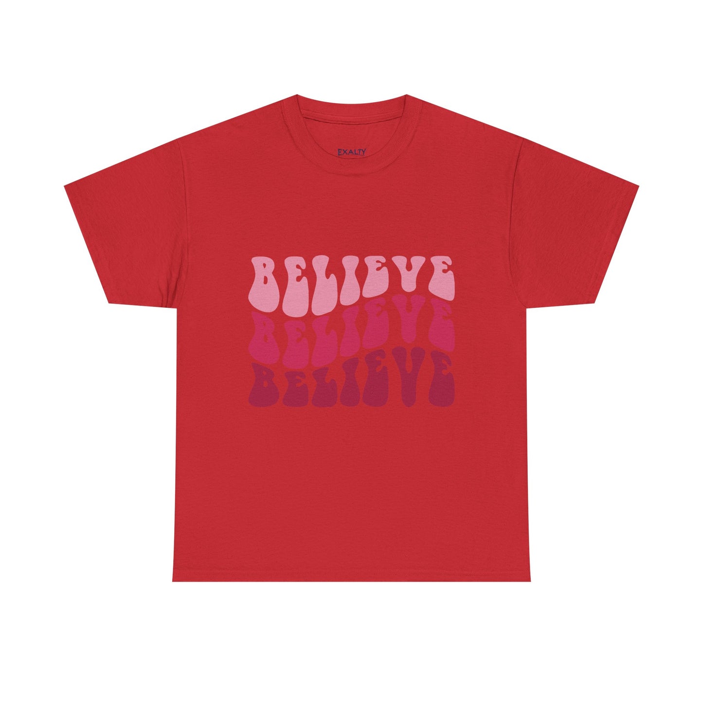 Believing in Boldness Unisex Heavy Cotton Tee, Inspirational Tee, Self-Love Shirt, Positive Affirmation T-Shirt, Gift for Friends