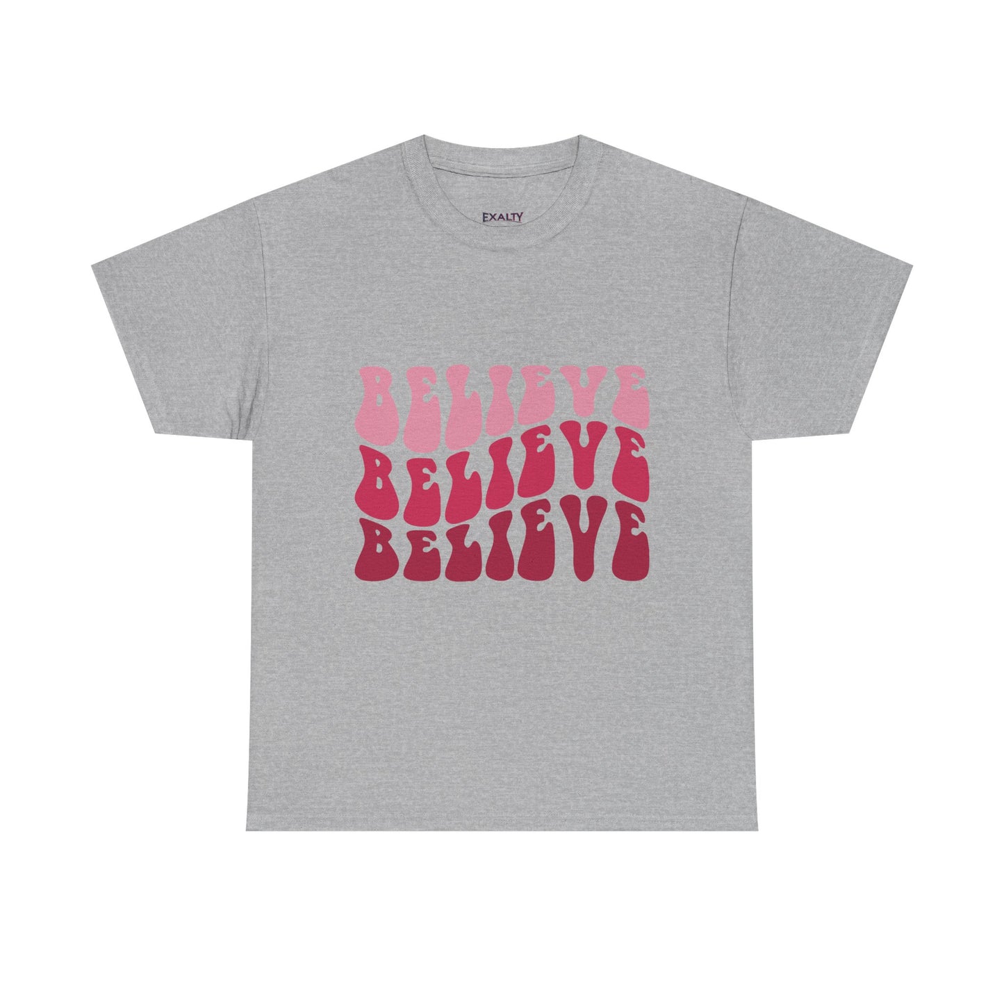 Believing in Boldness Unisex Heavy Cotton Tee, Inspirational Tee, Self-Love Shirt, Positive Affirmation T-Shirt, Gift for Friends