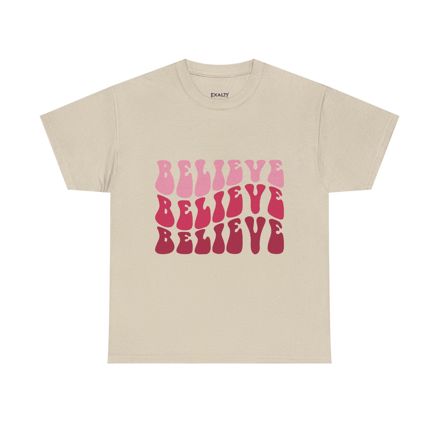 Believing in Boldness Unisex Heavy Cotton Tee, Inspirational Tee, Self-Love Shirt, Positive Affirmation T-Shirt, Gift for Friends