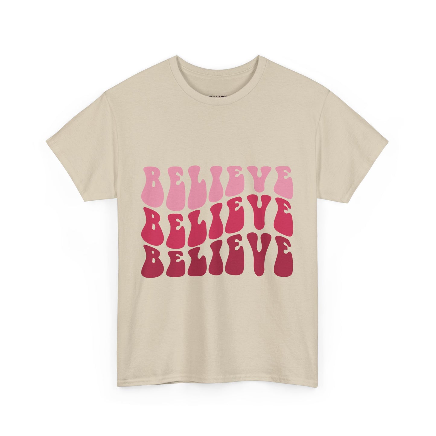 Believing in Boldness Unisex Heavy Cotton Tee, Inspirational Tee, Self-Love Shirt, Positive Affirmation T-Shirt, Gift for Friends