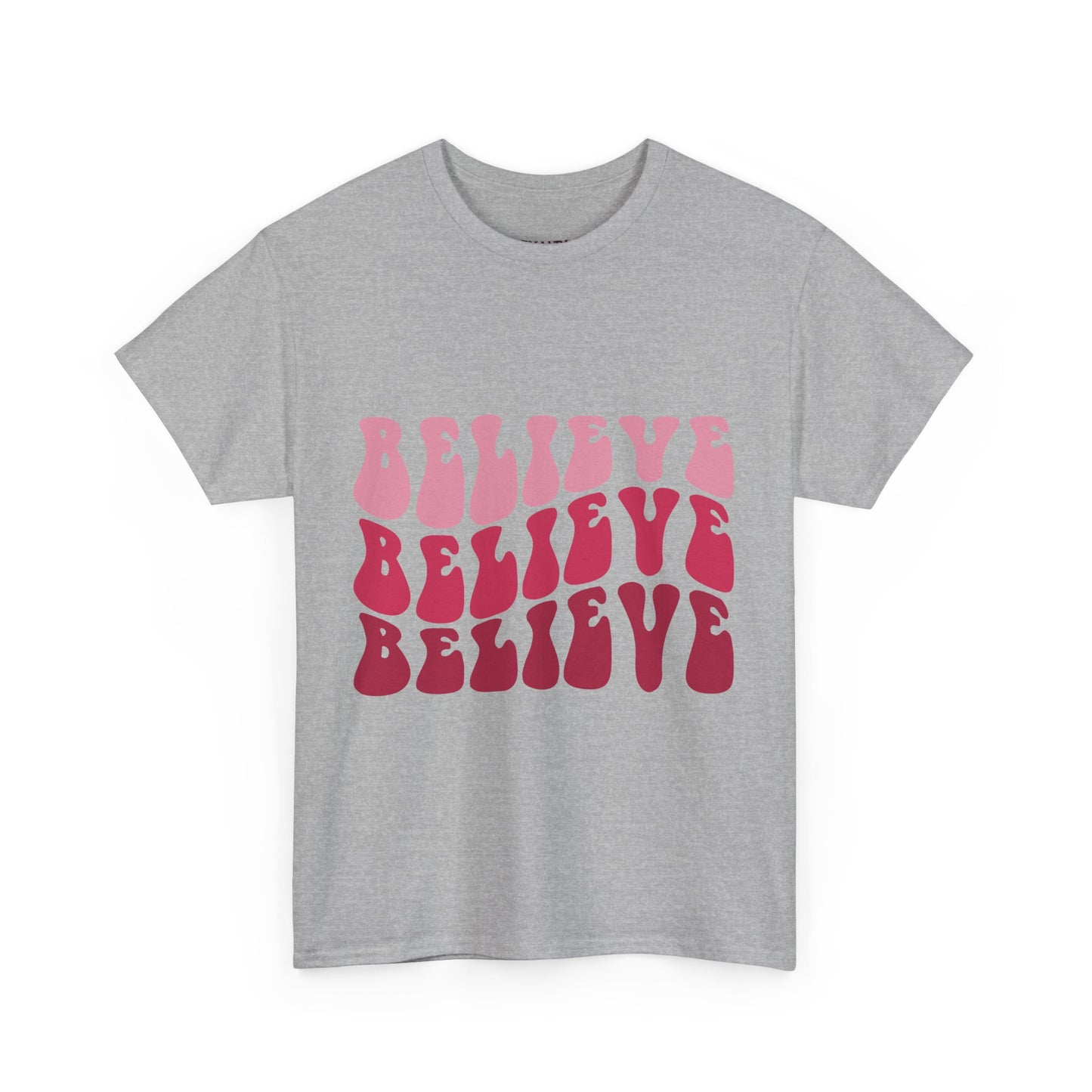 Believing in Boldness Unisex Heavy Cotton Tee, Inspirational Tee, Self-Love Shirt, Positive Affirmation T-Shirt, Gift for Friends