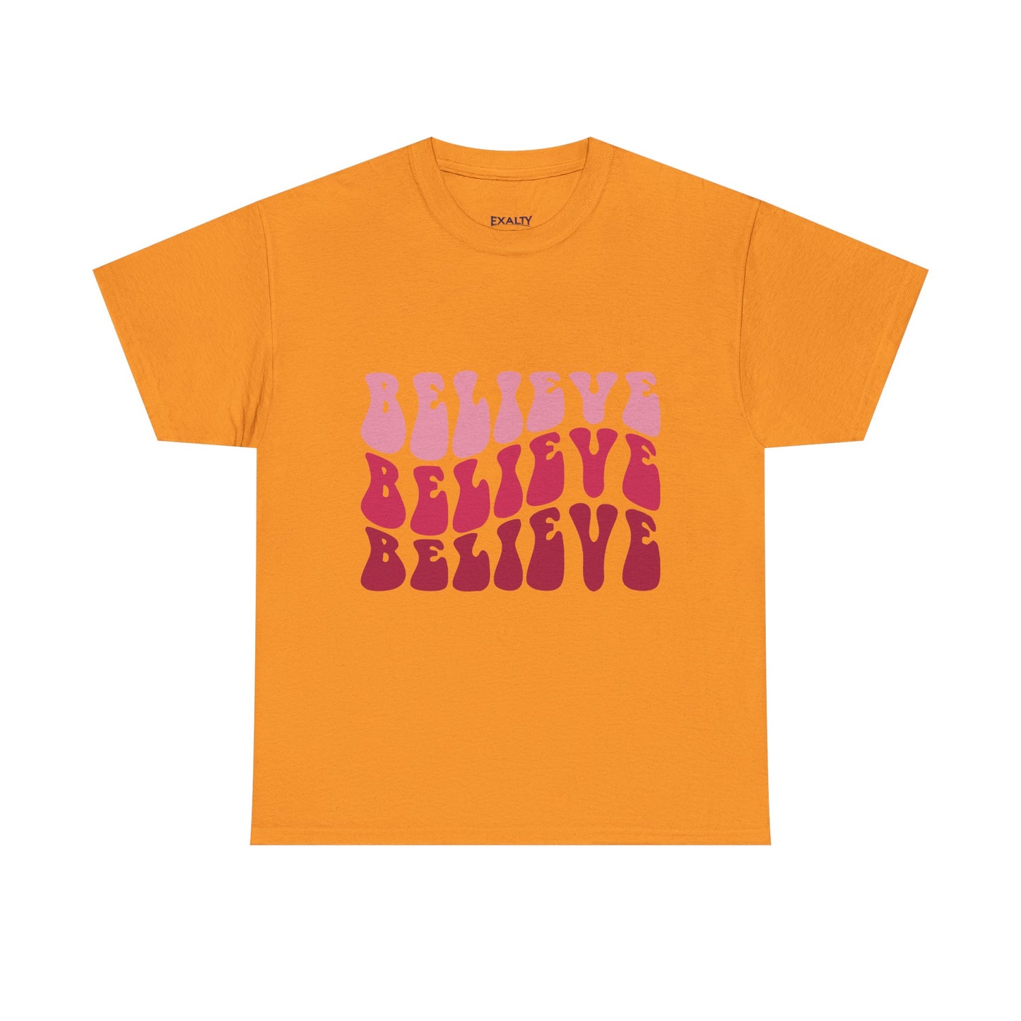 Believing in Boldness Unisex Heavy Cotton Tee, Inspirational Tee, Self-Love Shirt, Positive Affirmation T-Shirt, Gift for Friends