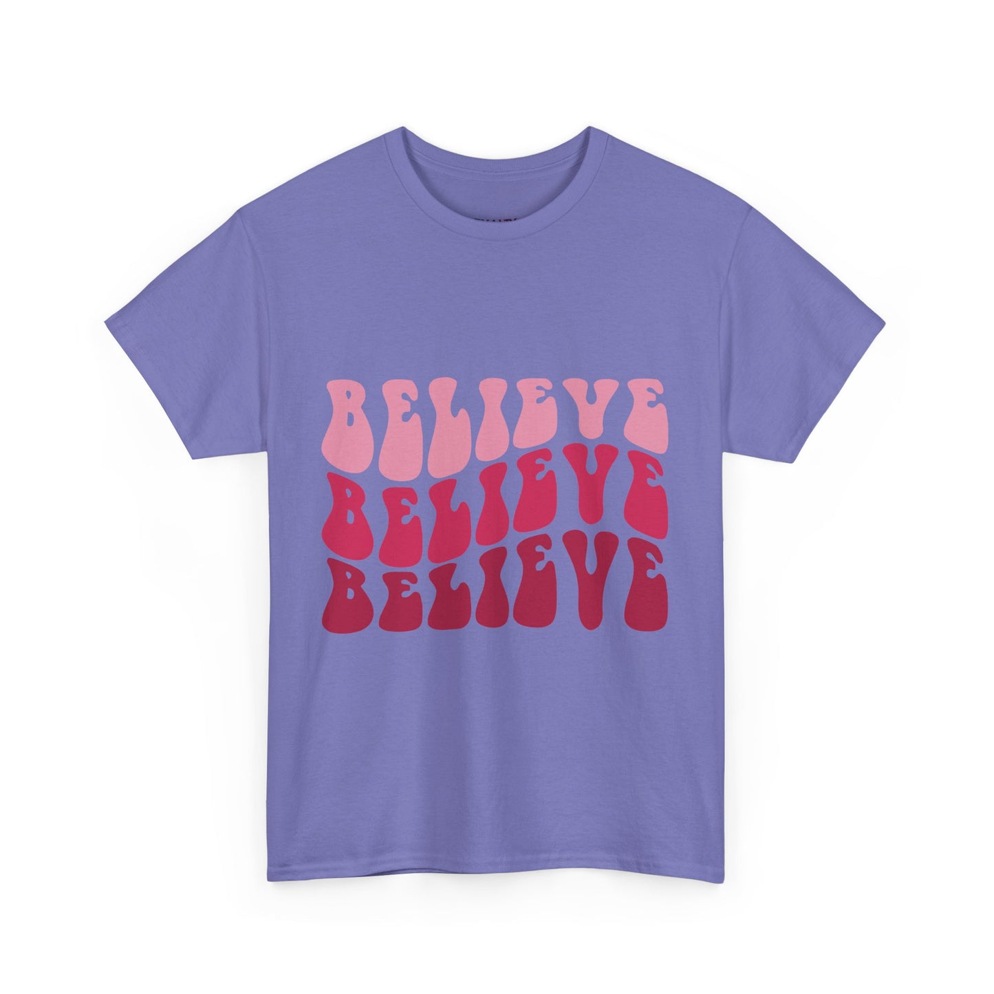 Believing in Boldness Unisex Heavy Cotton Tee, Inspirational Tee, Self-Love Shirt, Positive Affirmation T-Shirt, Gift for Friends