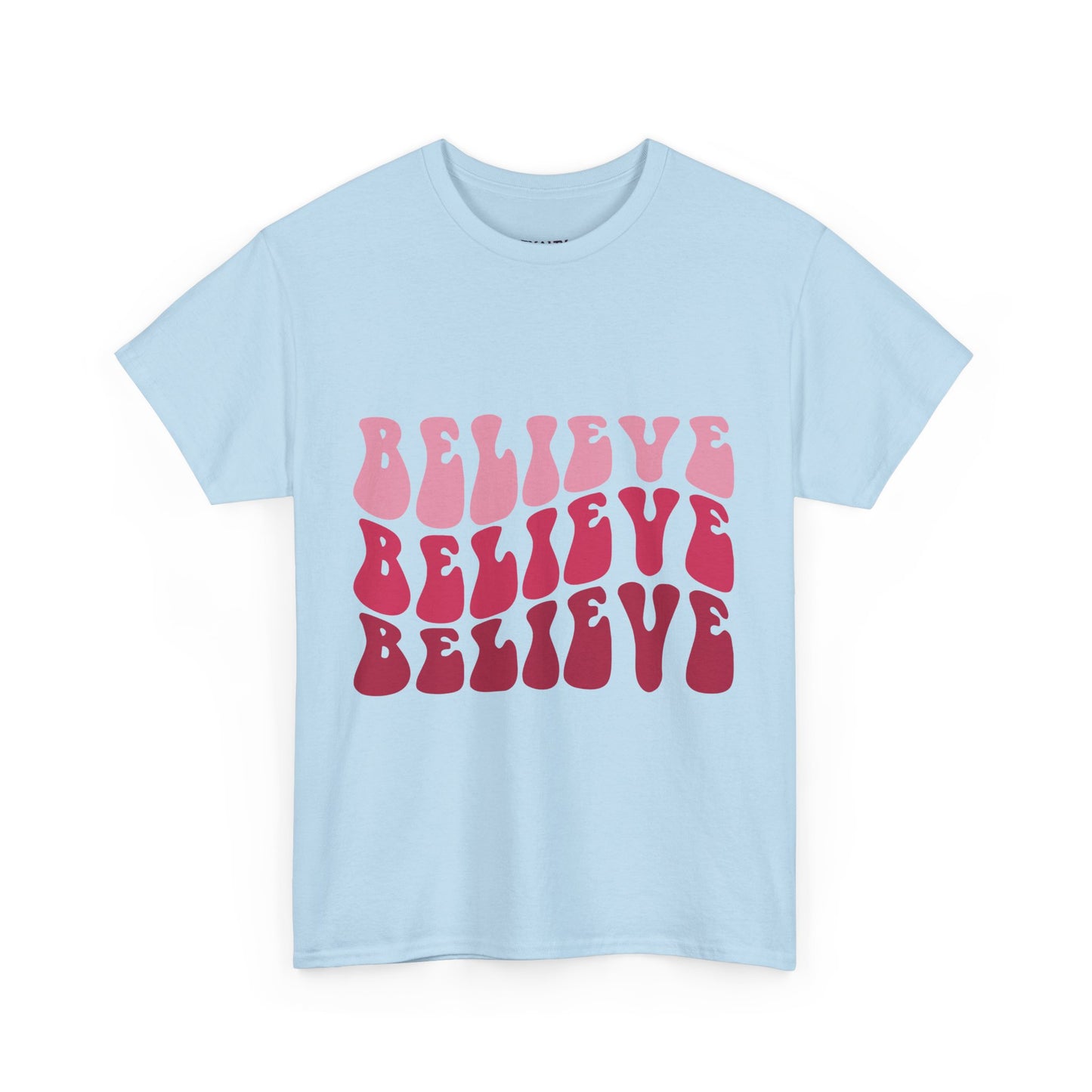 Believing in Boldness Unisex Heavy Cotton Tee, Inspirational Tee, Self-Love Shirt, Positive Affirmation T-Shirt, Gift for Friends