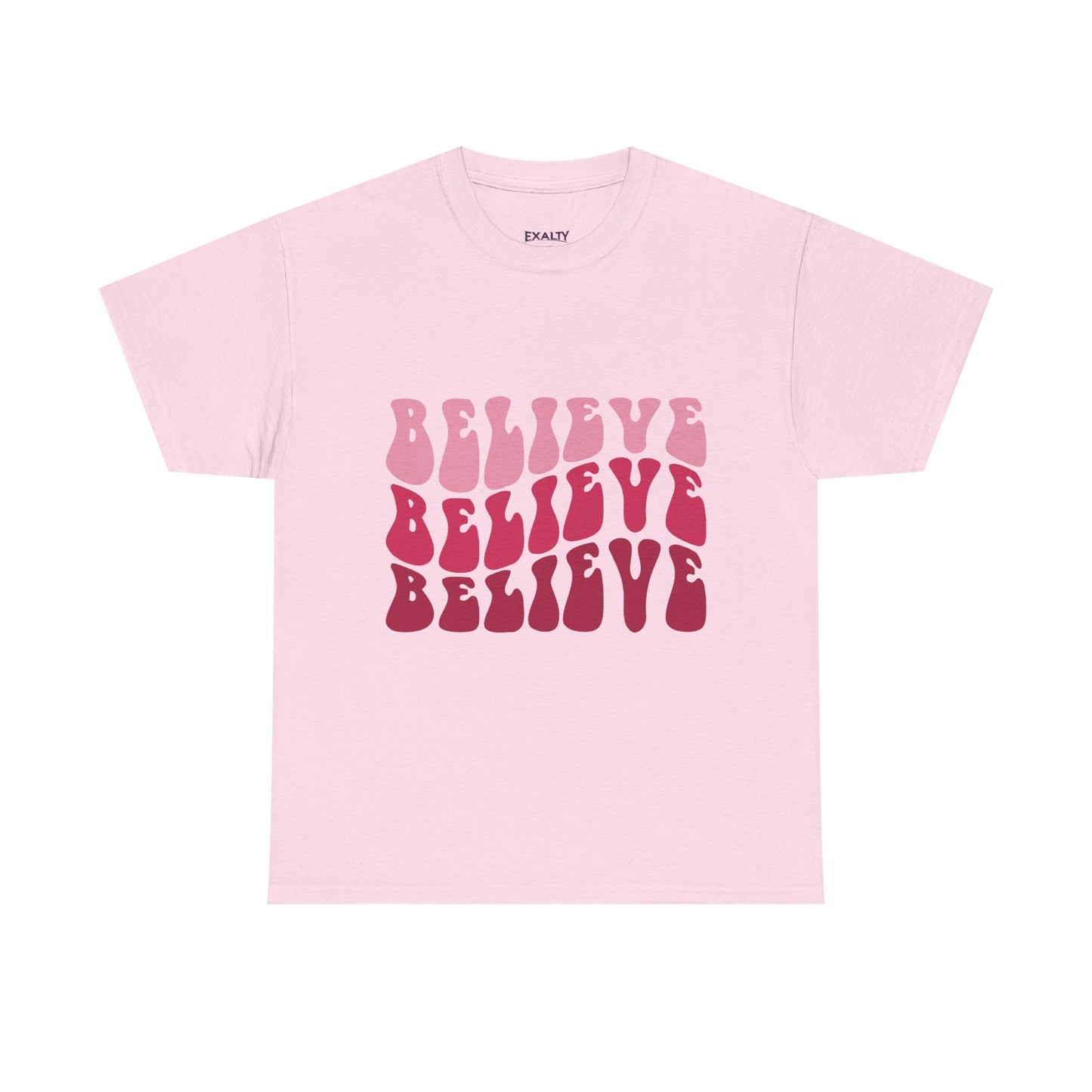 Believing in Boldness Unisex Heavy Cotton Tee, Inspirational Tee, Self-Love Shirt, Positive Affirmation T-Shirt, Gift for Friends