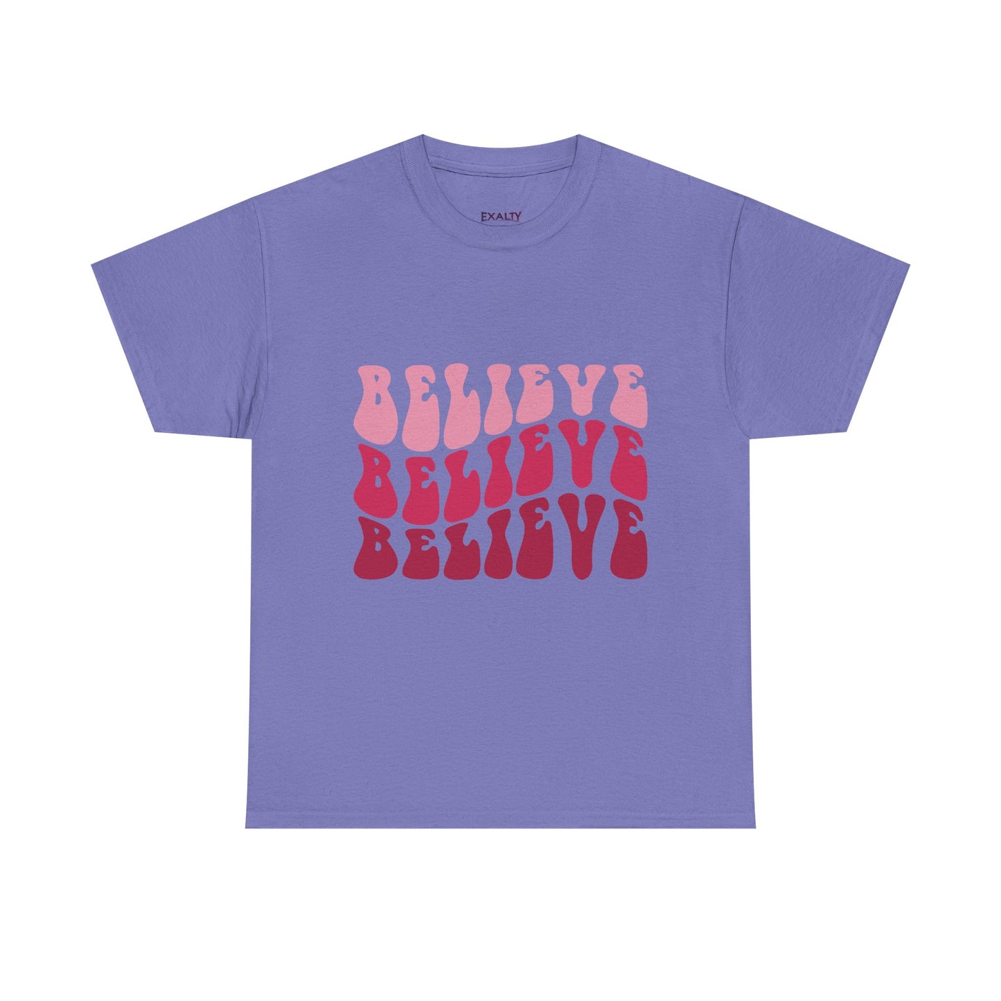 Believing in Boldness Unisex Heavy Cotton Tee, Inspirational Tee, Self-Love Shirt, Positive Affirmation T-Shirt, Gift for Friends