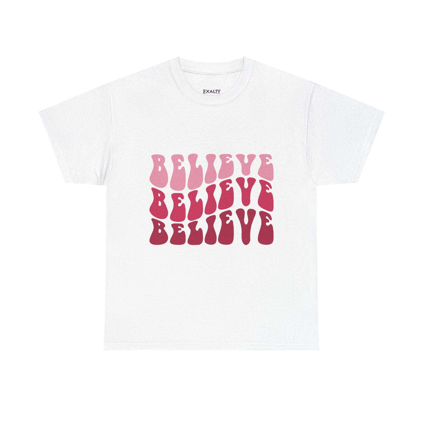 Believing in Boldness Unisex Heavy Cotton Tee, Inspirational Tee, Self-Love Shirt, Positive Affirmation T-Shirt, Gift for Friends