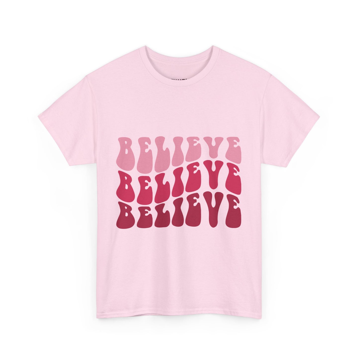 Believing in Boldness Unisex Heavy Cotton Tee, Inspirational Tee, Self-Love Shirt, Positive Affirmation T-Shirt, Gift for Friends
